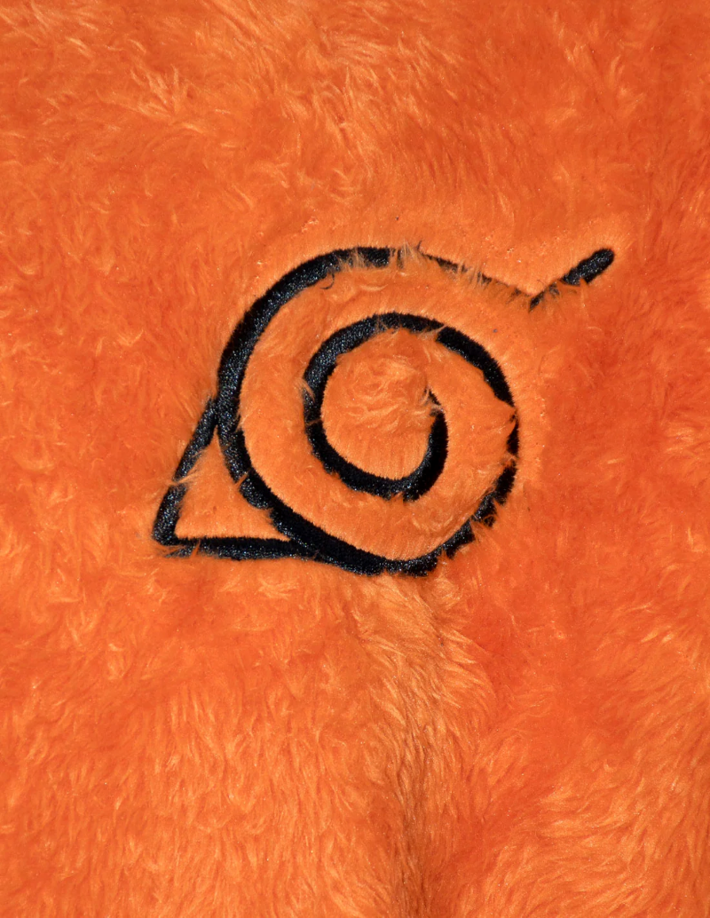 NARUTO - Konoha - Men's Fluffy Zipper Hoodie (L/XL)