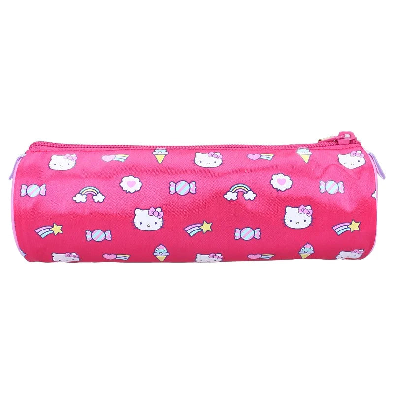 HELLO KITTY - Rainbow - Round Pencil Case