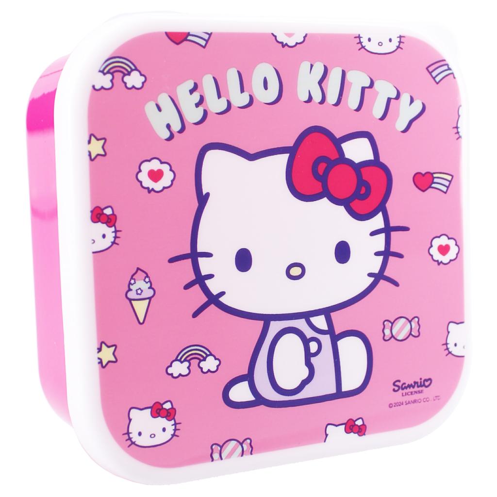 HELLO KITTY - Fresh Bites - Snack Boxes - 3 pcs