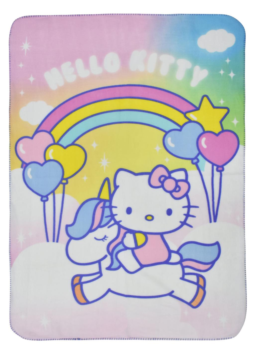 HELLO KITTY - Polar Plaid 100% Polyester '100x140cm'