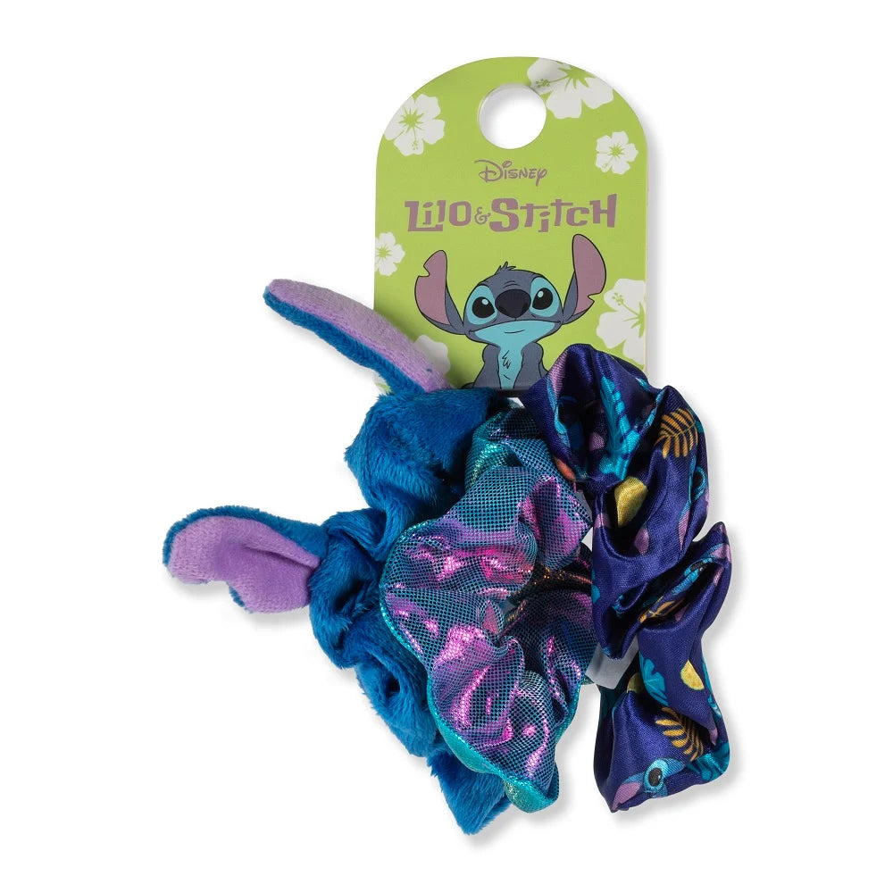 STITCH - Haarschmuck Glänzende „Scrunchies“ – 3 Stk