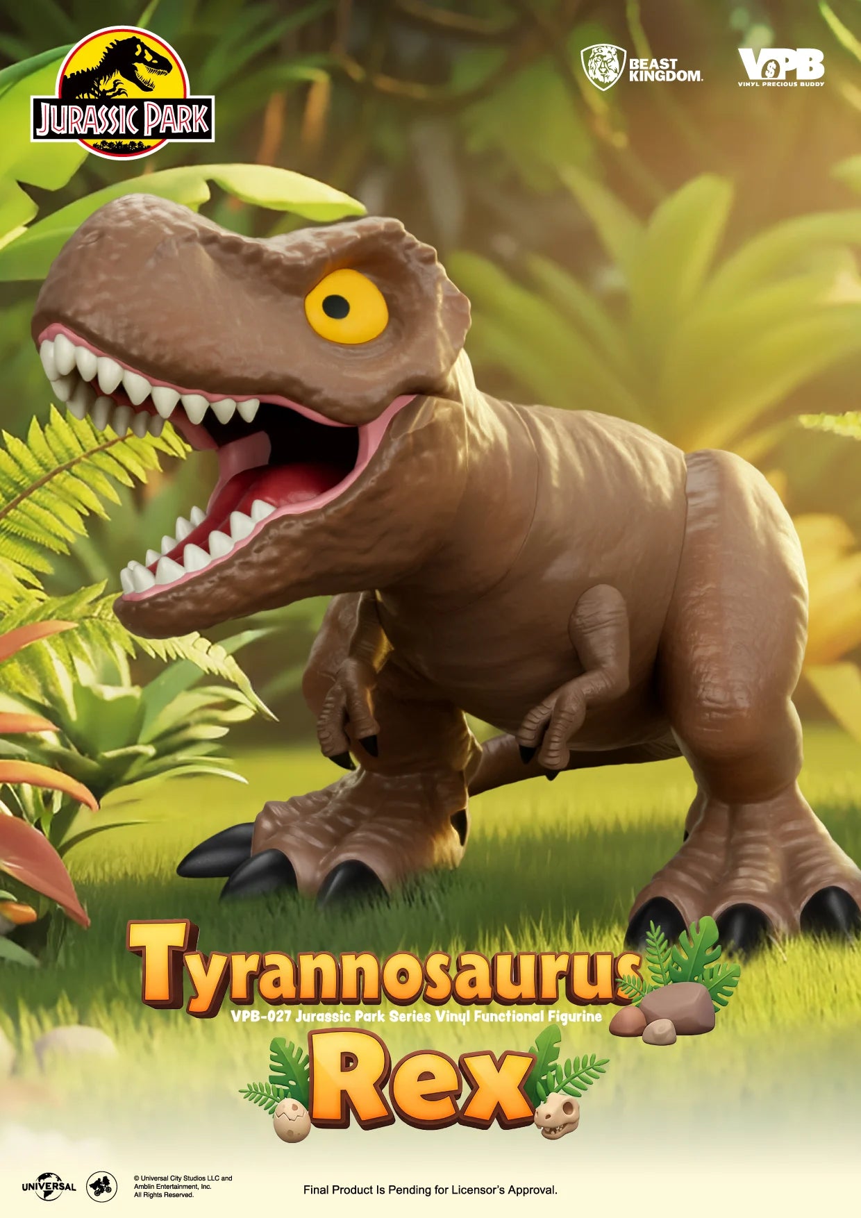 JURASSIC PARK - Tyrannosaurus Rex - Piggy Bank 34cm