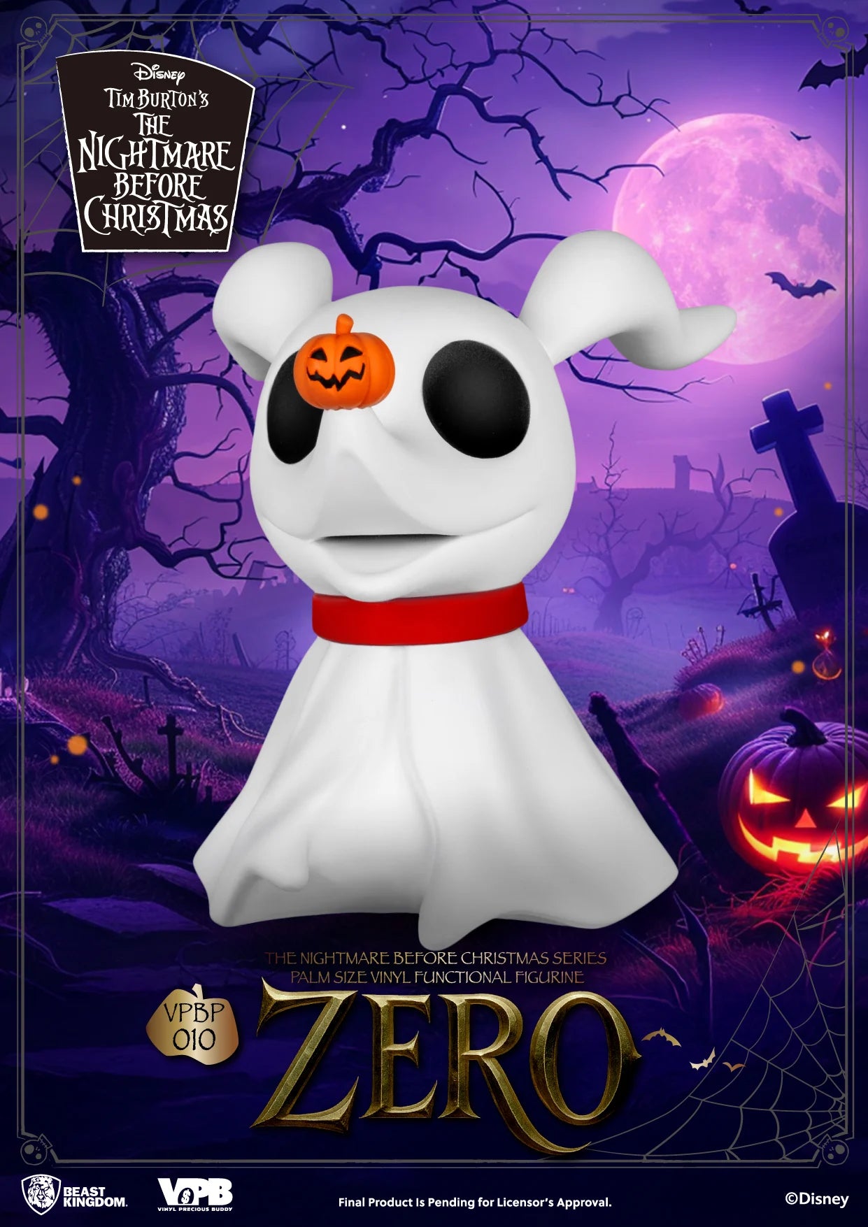 NIGHTMARE BEFORE CHRISTMAS - Zero - Bank Vinyl Figure 11.1cm