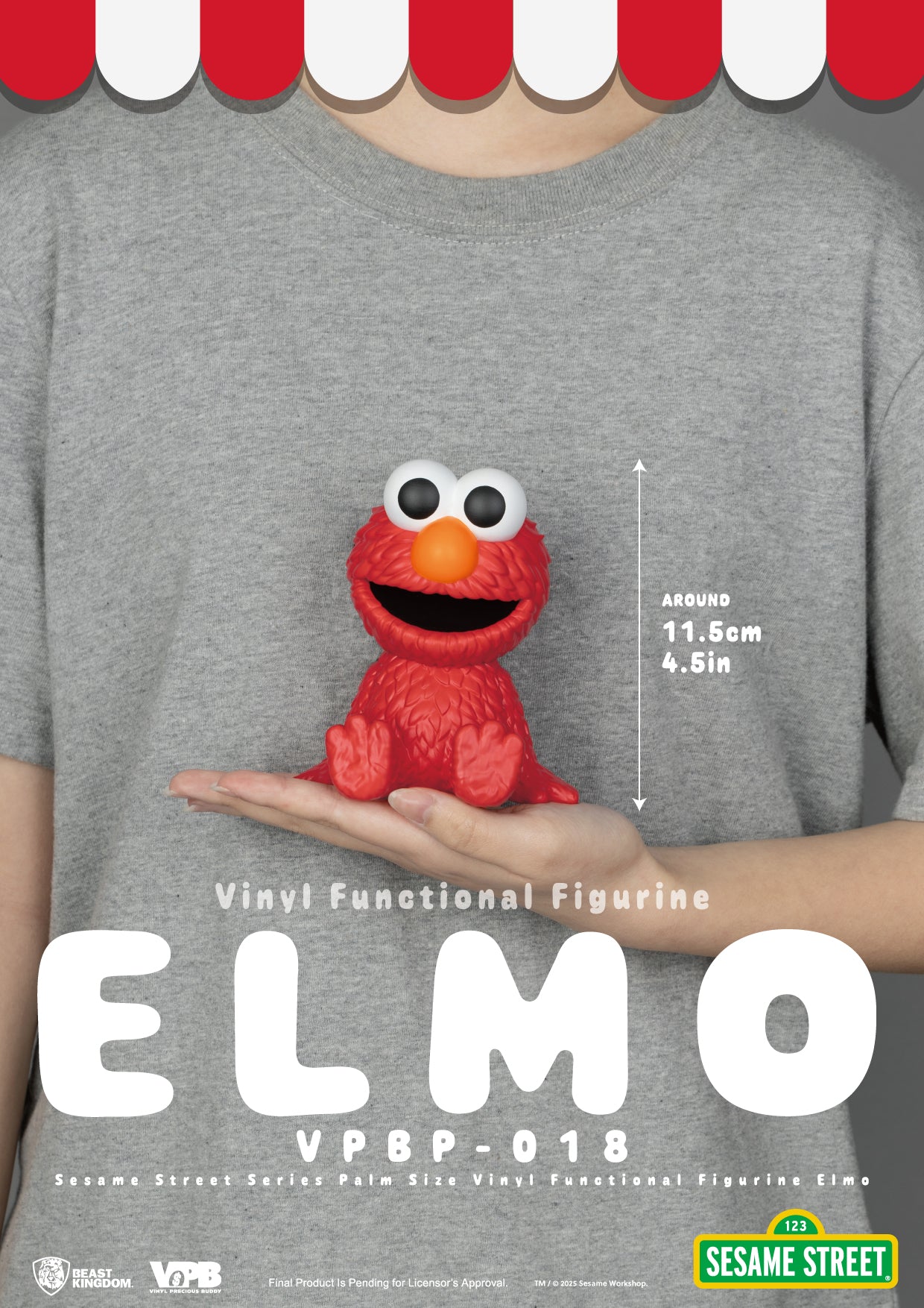 SESAME STREET - Elmo - Palm Size Bank 11.5cm