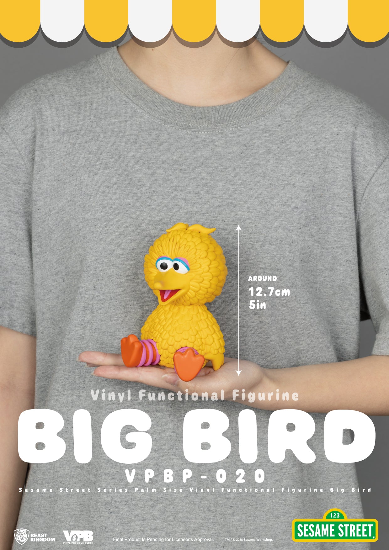 SESAME STREET - Big Bird - Palm Size Bank 12.7cm