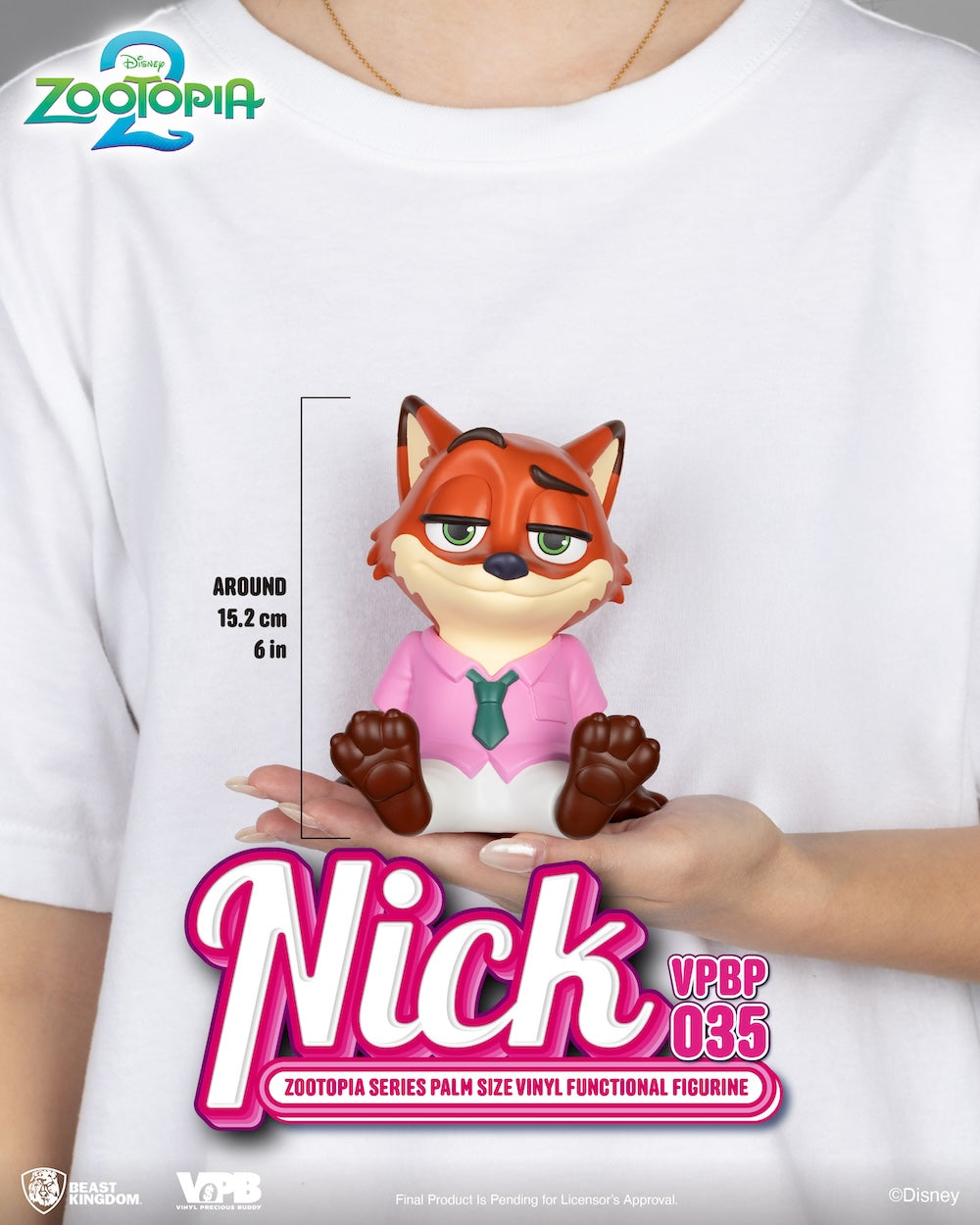 ZOOTOPIA 2 - Nick - Bank Vinyl Figure 15cm