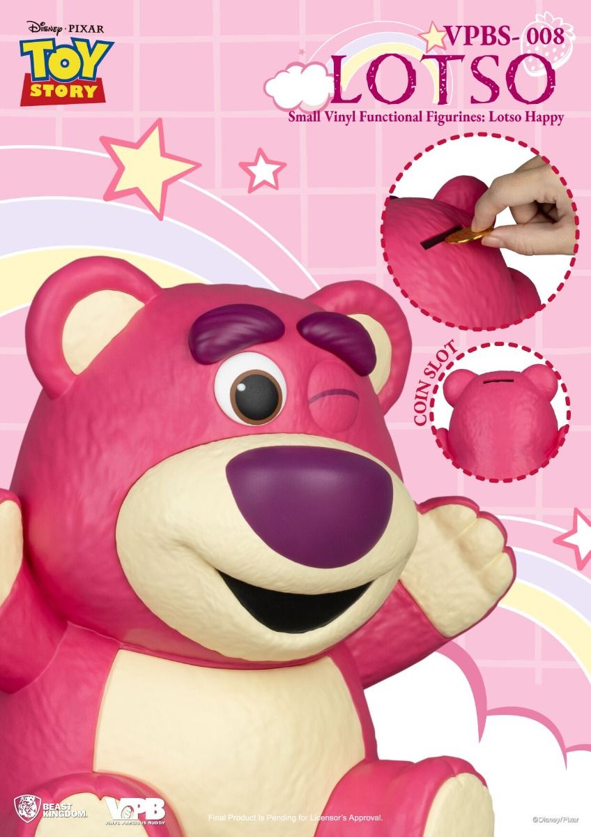 TOY STORY - Lotso Happy - Piggy Bank 25cm