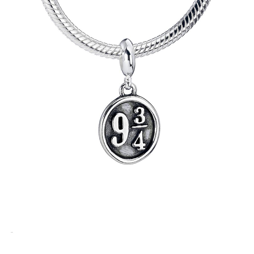 HARRY POTTER - Platform 9 3/4 - Silver Slider Charm for Bracelet