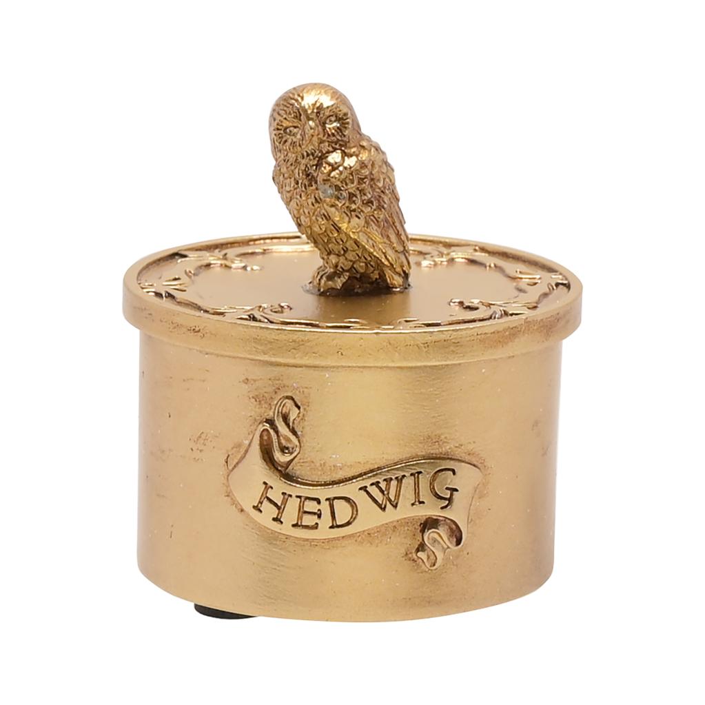 HARRY POTTER - Hedwig - Gold Trinket Box