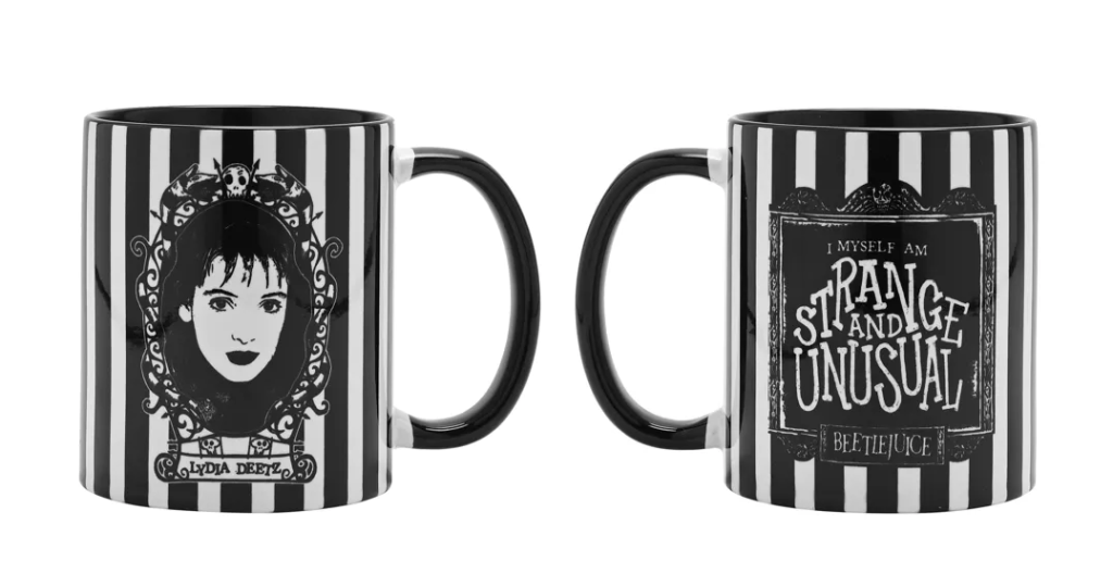 BEETLEJUICE - Black&White - Lydia - Inner Colored Mug - 10Oz