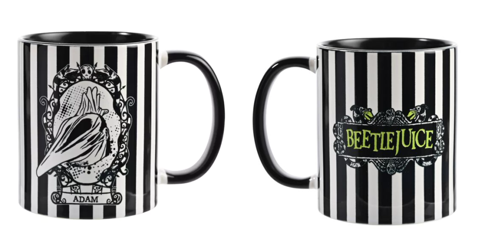 BEETLEJUICE - Black&White - Adam - Inner Colored Mug - 10Oz