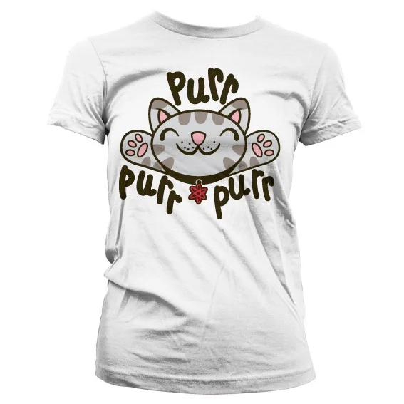 THE BIG BANG - T-Shirt GIRL Soft Kitty Purr-Purr-Purr - White (XL)