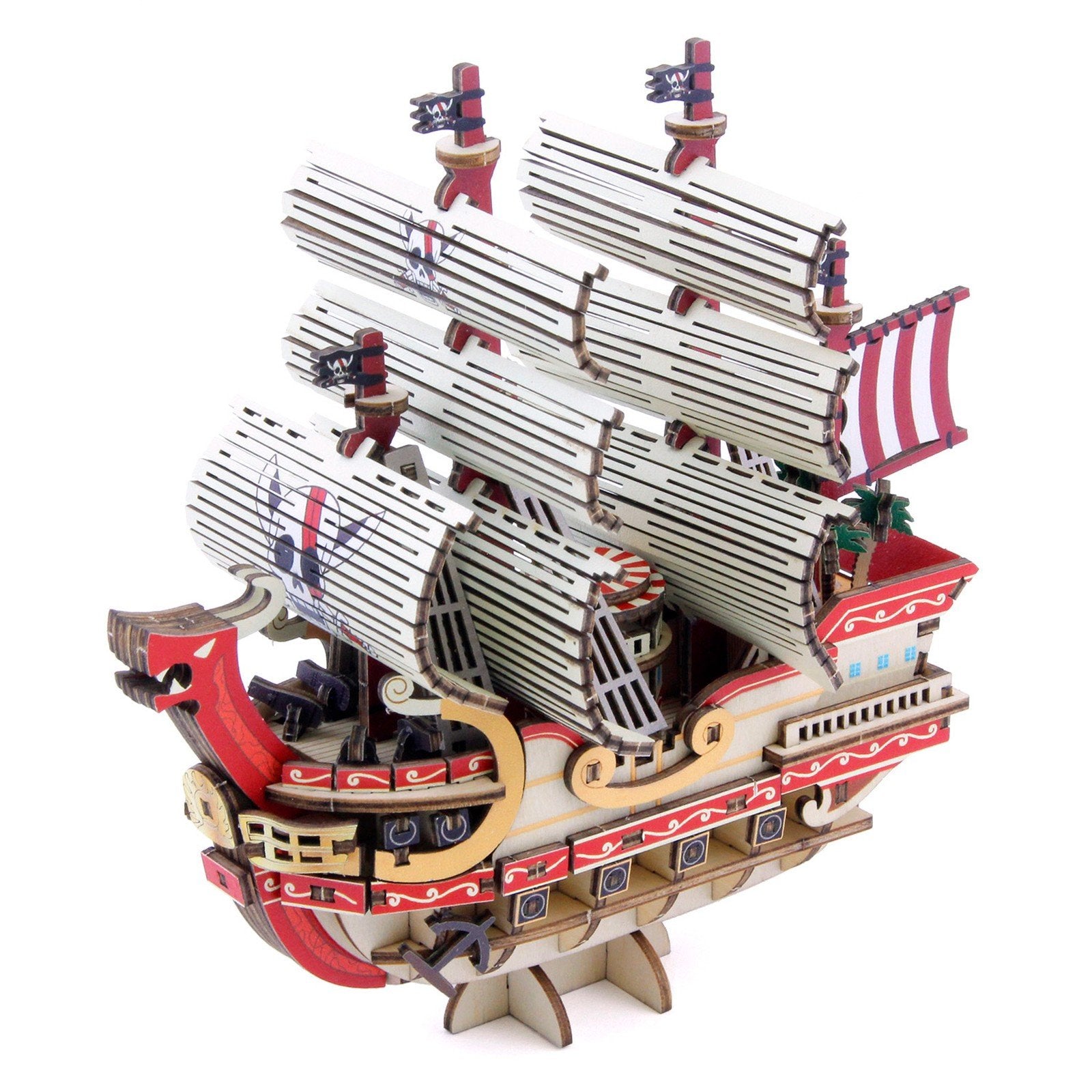 ONE PIECE - Red Force - Wood Model Kit 14cm
