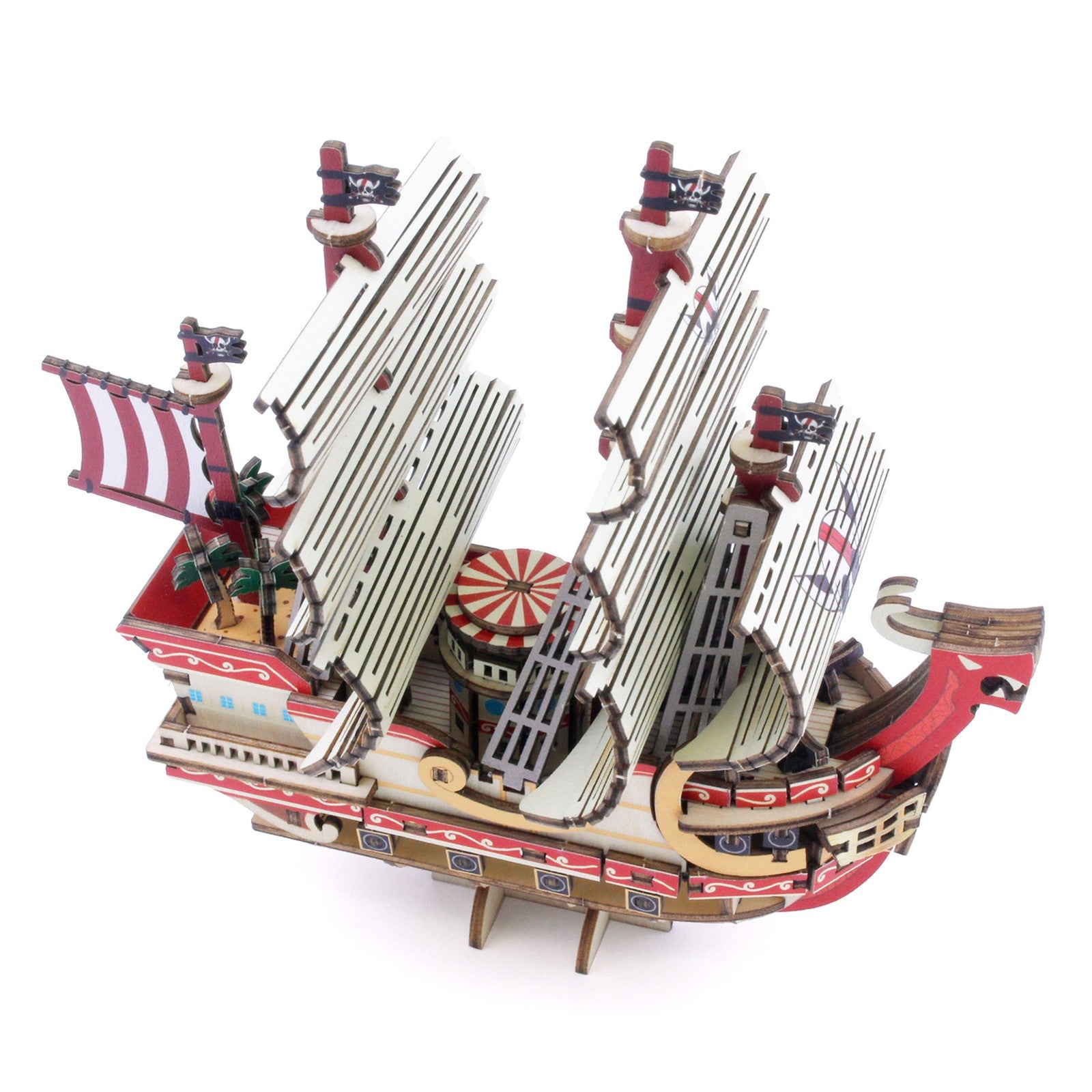 ONE PIECE - Red Force - Wood Model Kit 14x7.1x13.7cm