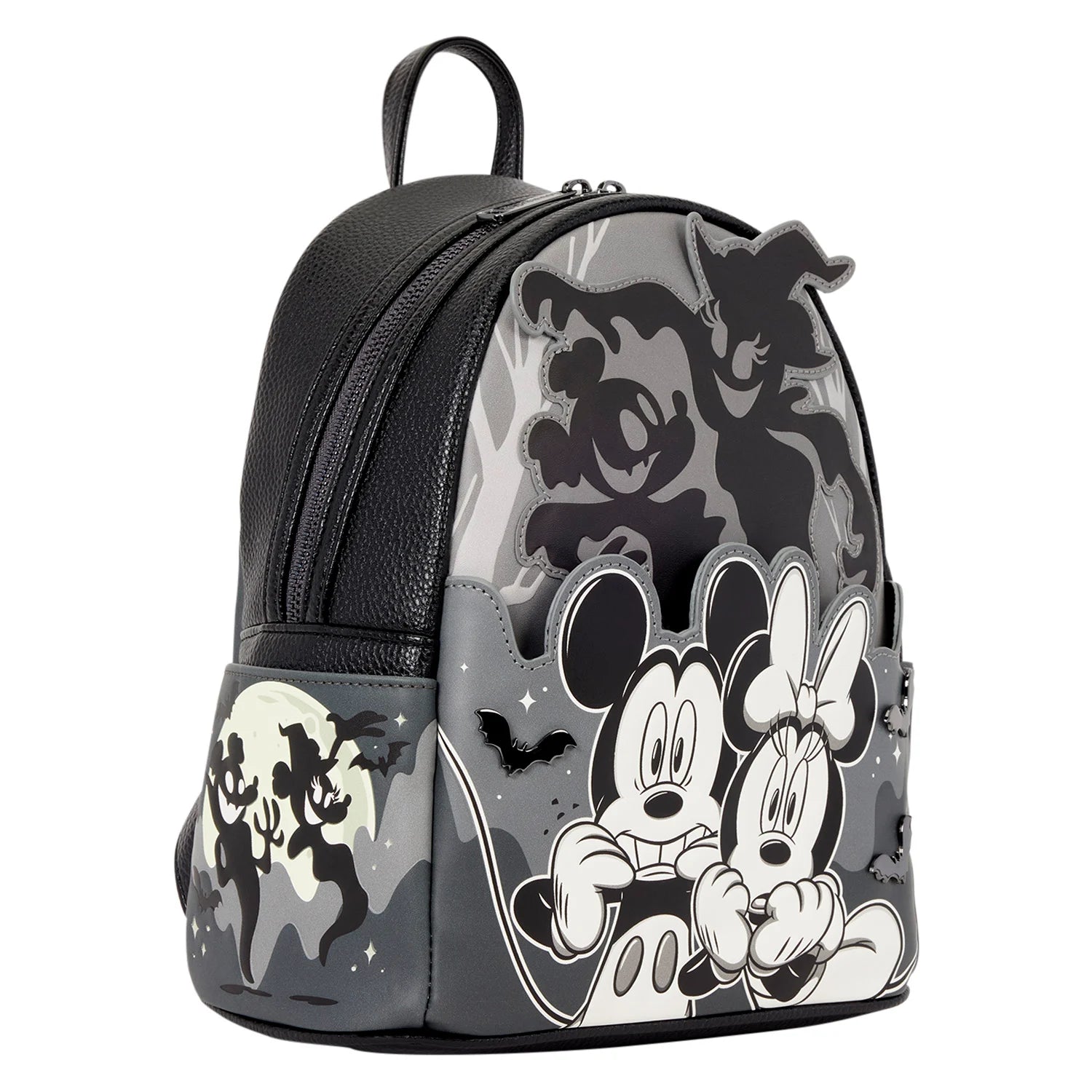 DISNEY - Mickey & Minnie Light Up Glow - Mini Backpack Loungefly