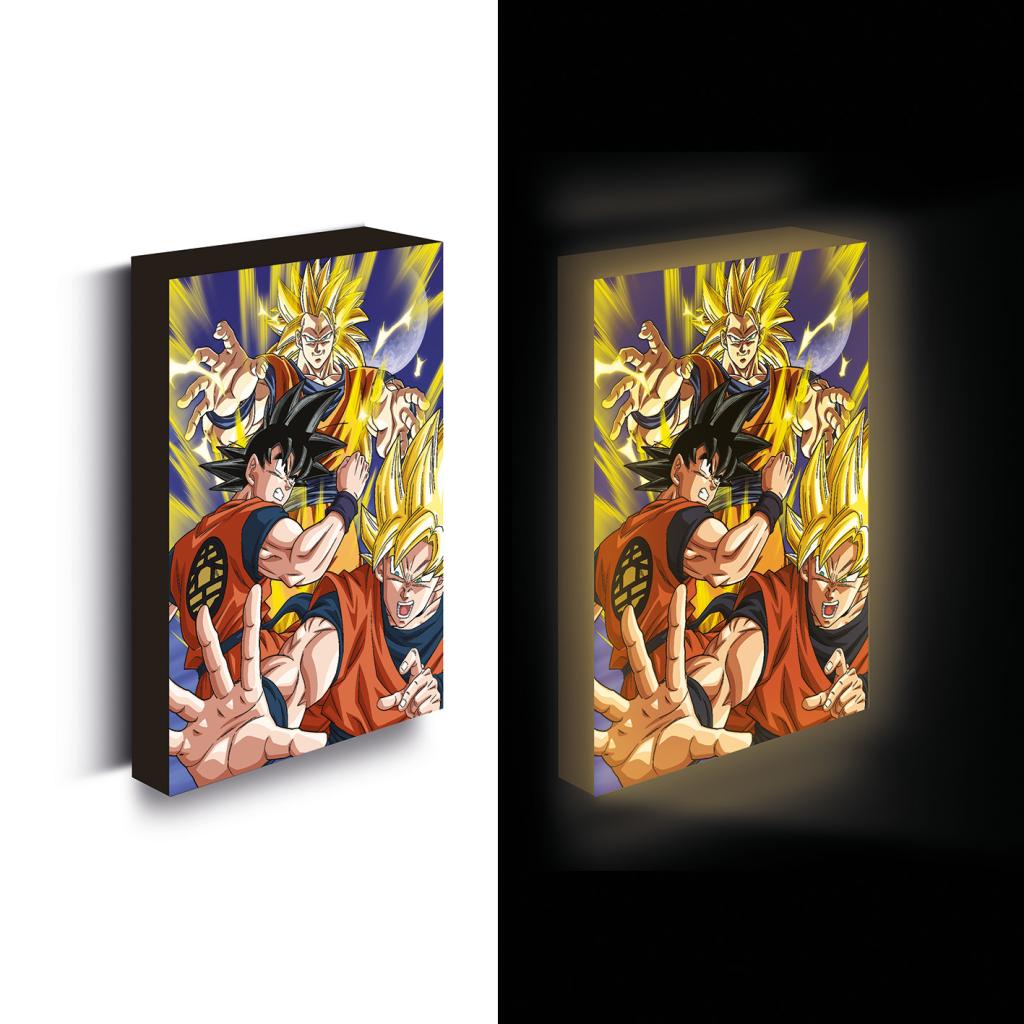 DRAGON BALL Z - Goku Evolution - Light Canvas 40X30 Cm