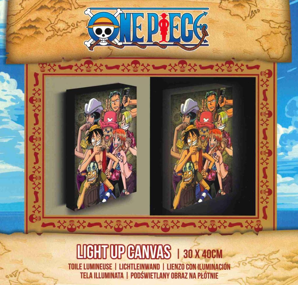 ONE PIECE - Chopper With Friends - Light Canvas 40X30 Cm