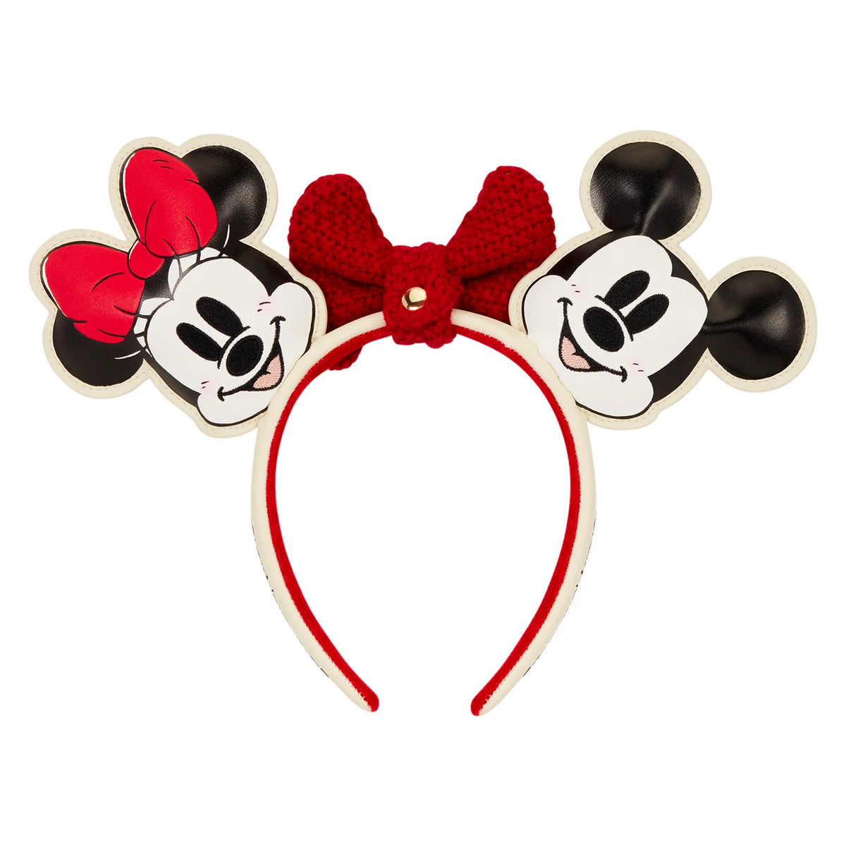 MICKEY & MINNIE - Knit Bow Holiday - Headbang LoungeFly
