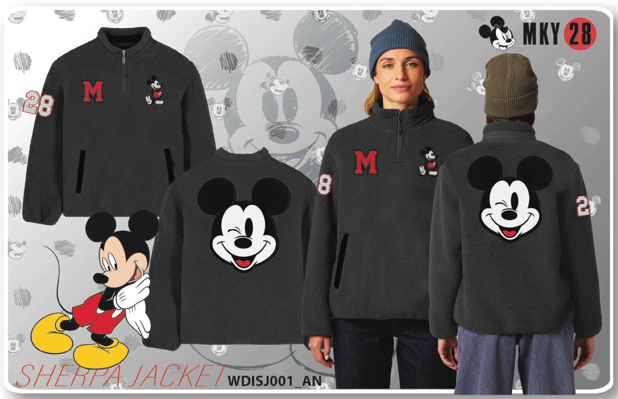 DISNEY - Mickey - Sherpa Jacket (XL)