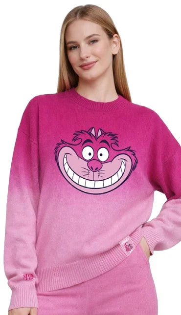 DISNEY - Cheshire Cat - Women Christmas Sweaters (M)