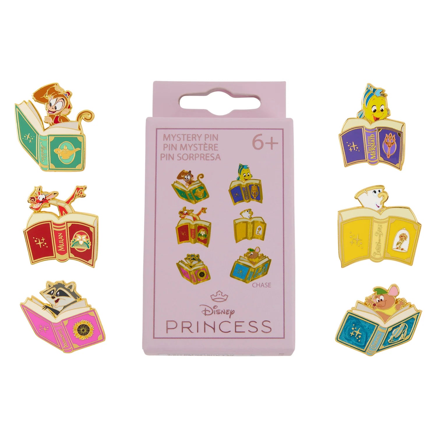 DISNEY - Princess Books - Funko Blind Box Enamel Pins