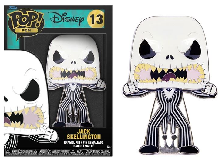 DISNEY - Pop Large Enamel Pin N° 13 - NBC - Jack Skellington