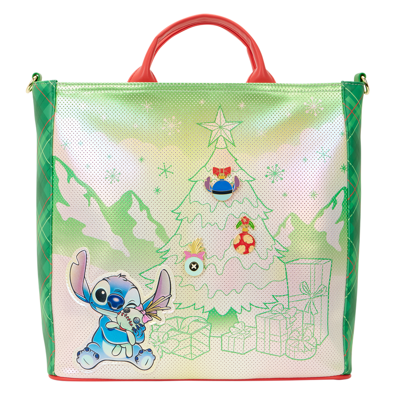DISNEY - Lilo & Stitch "Holiday" - Tote Bag LoungeFly