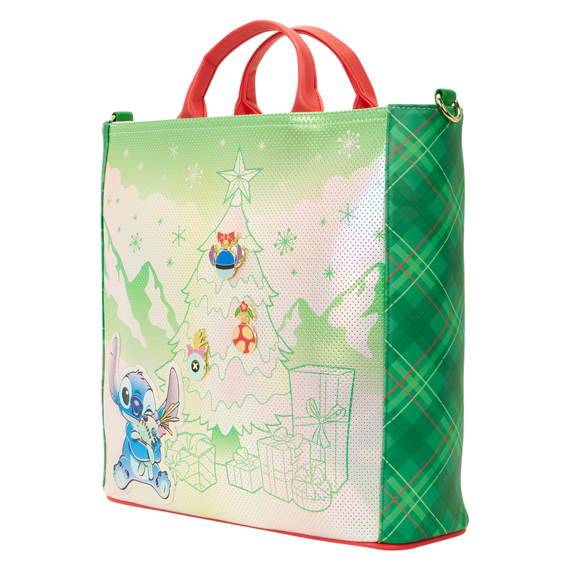 DISNEY - Lilo & Stitch "Holiday" - Tote Bag LoungeFly