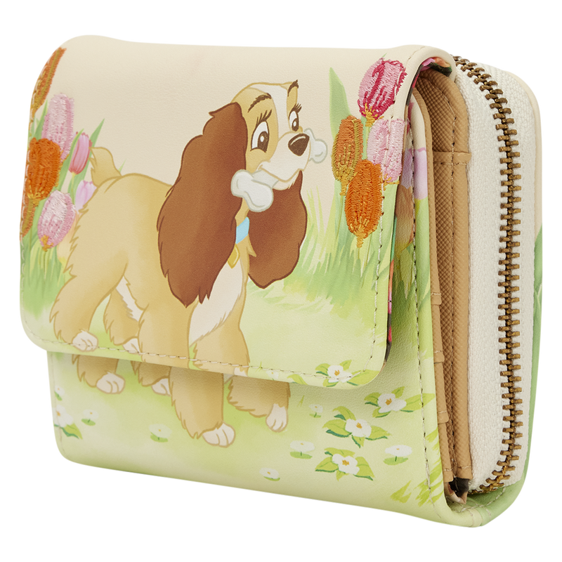 LADY AND THE TRAMP - Pastel Tulip - Wallet LoungeFly