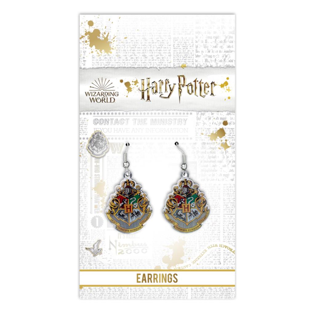 HARRY POTTER - Drop Earrings - Hogwarts Crest