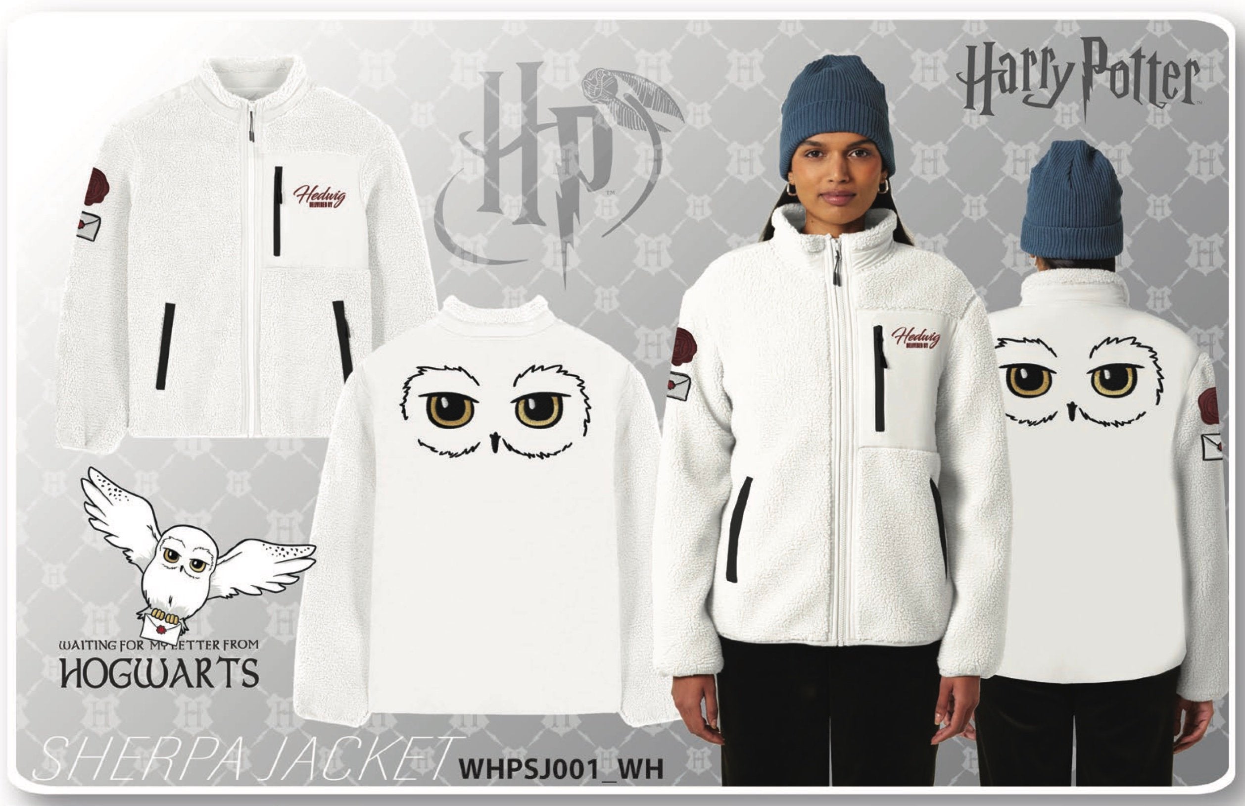 HARRY POTTER - Hedwig - Sherpa Jacket (S)