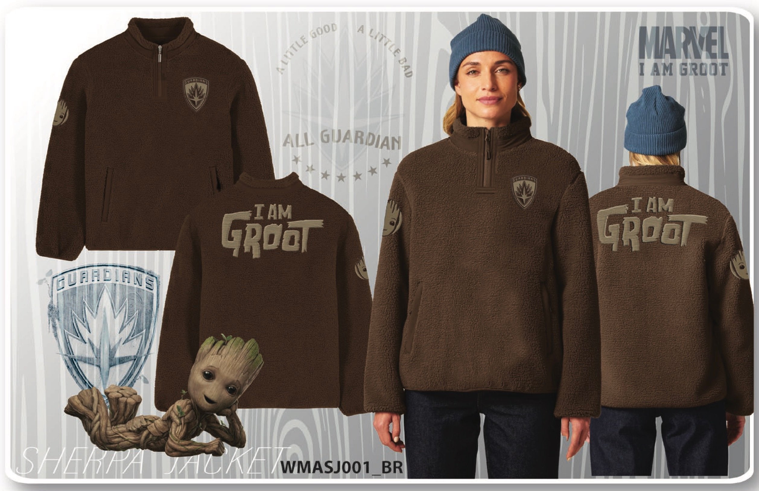 MARVEL - I am Groot - Sherpa Jacket (XXL)