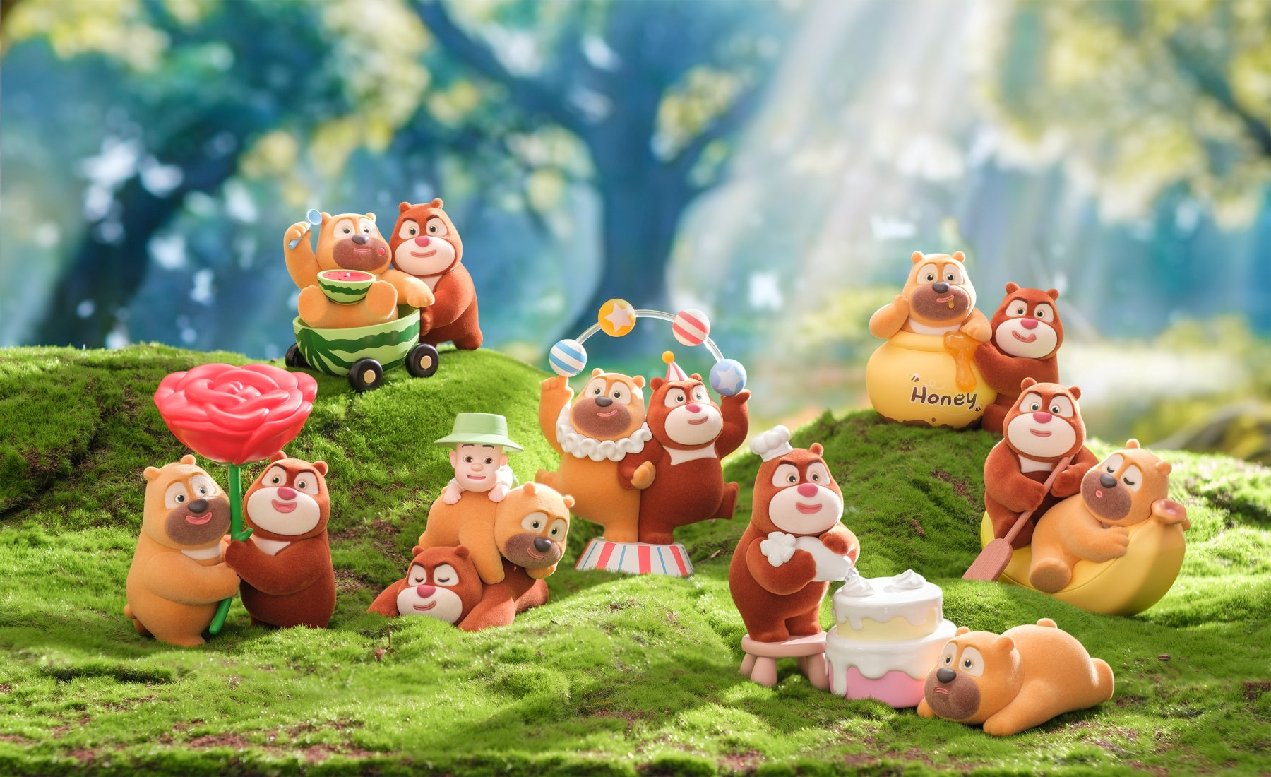 BOONIE BEARS- world with bears is never lonely BLIND BOX (6pcs) - 10cm