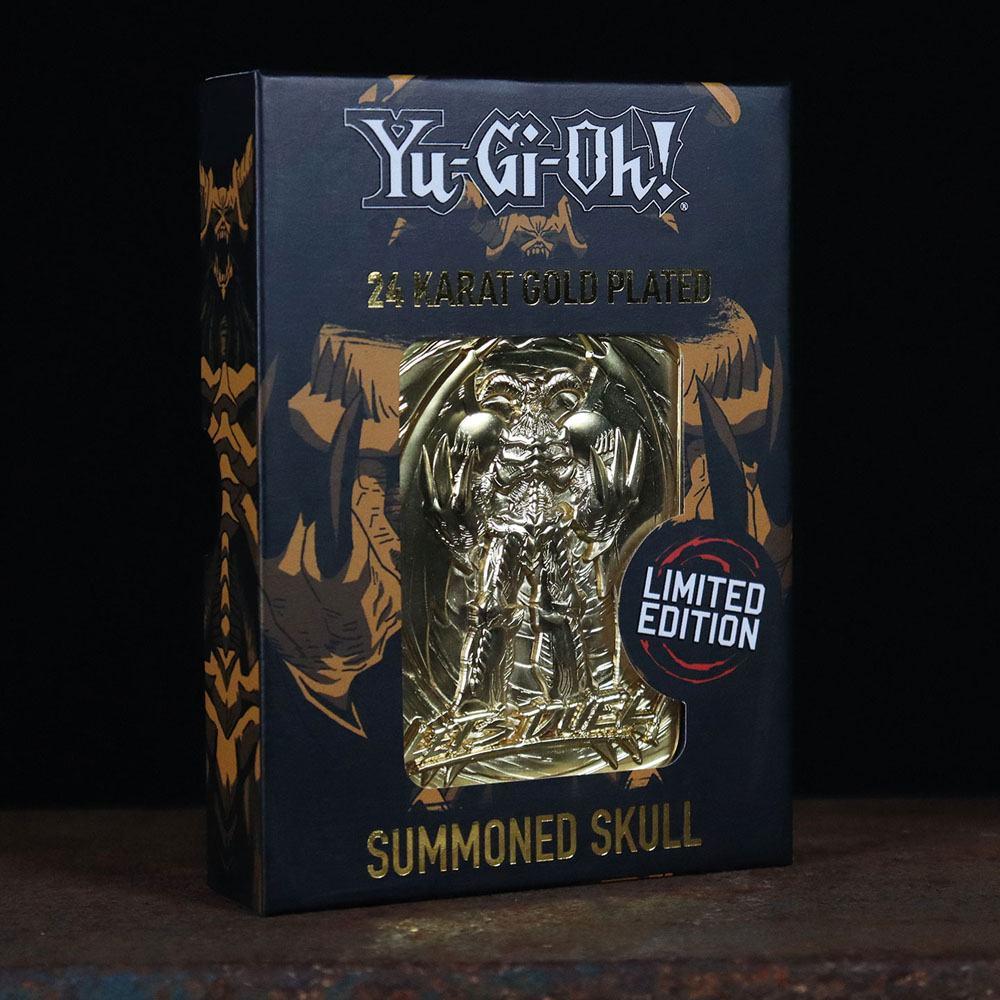 YU-GI-OH! - Summoned Skull - Gold Plated Metal Card Collector