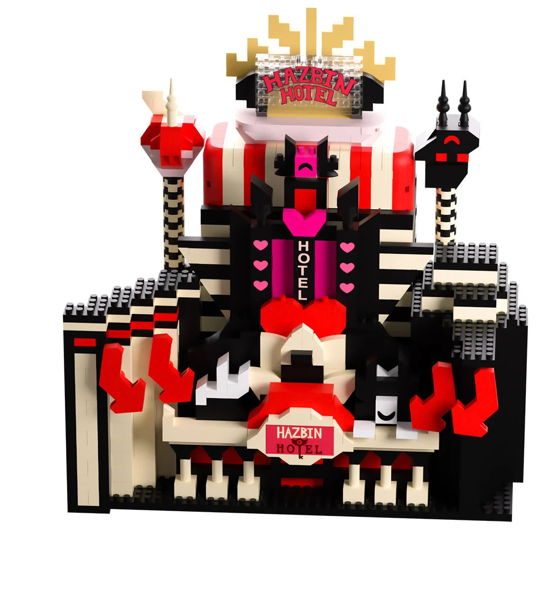 HAZBIN HOTEL - New Hazbin Hotel BRICKSET 1237pcs 18x17,5x9cm