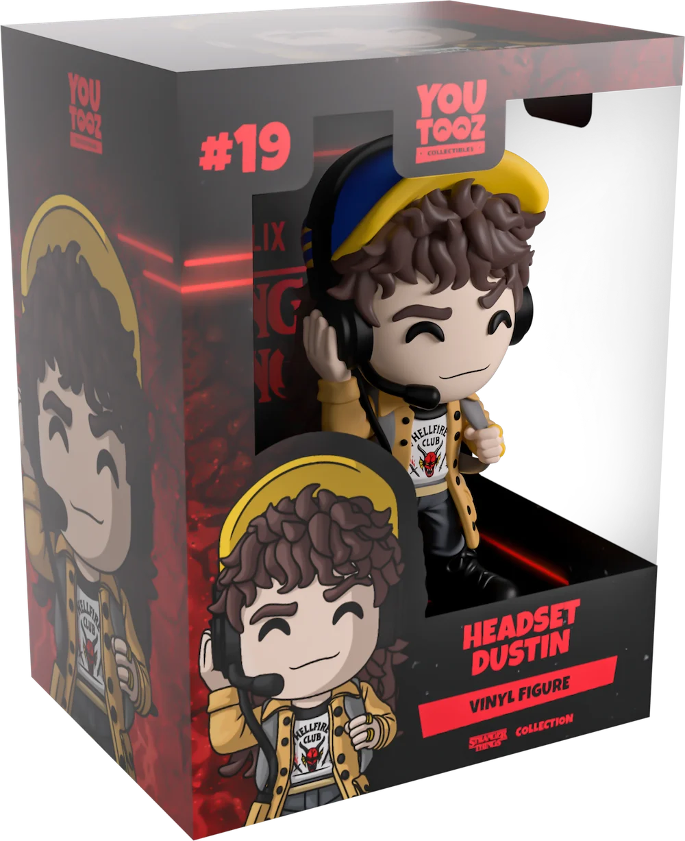 STRANGER THINGS - Headset Dustin - Figure Youtooz 13cm