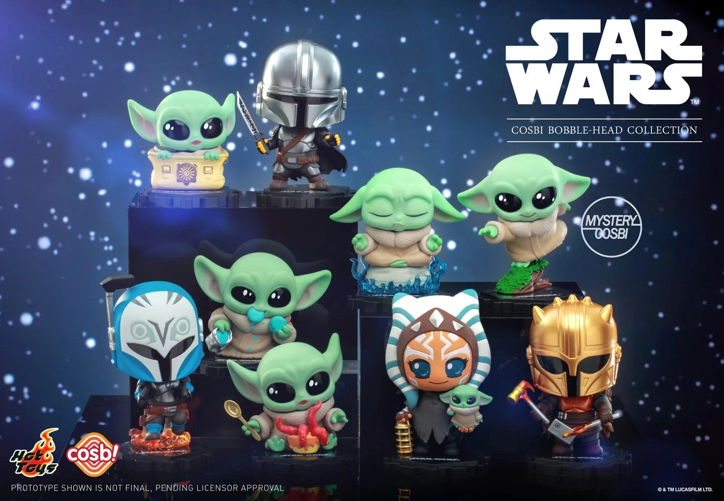 STAR WARS - Series 3 - Assortiment 8 Fig. Cosbi 8cm