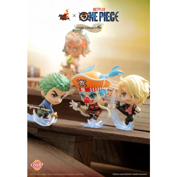 ONE PIECE - Netflix - Assortiment 8 Fig. Cosbi  8cm