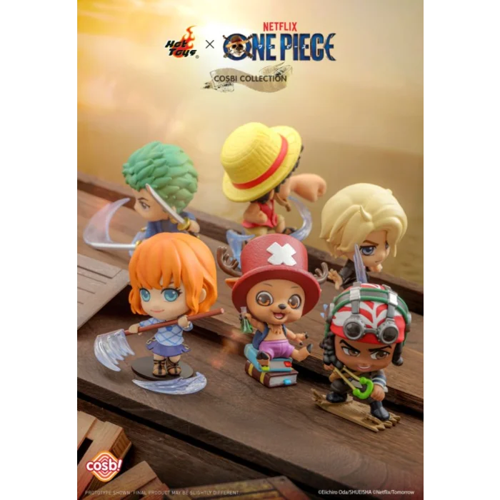 ONE PIECE - Netflix - Assortiment 8 Fig. Cosbi  8cm