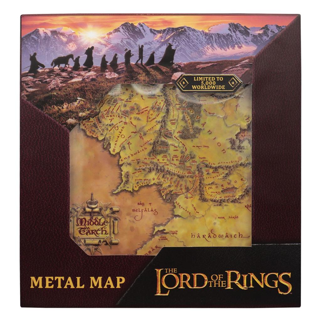LORD OF THE RINGS - Metal Map Limited Edition