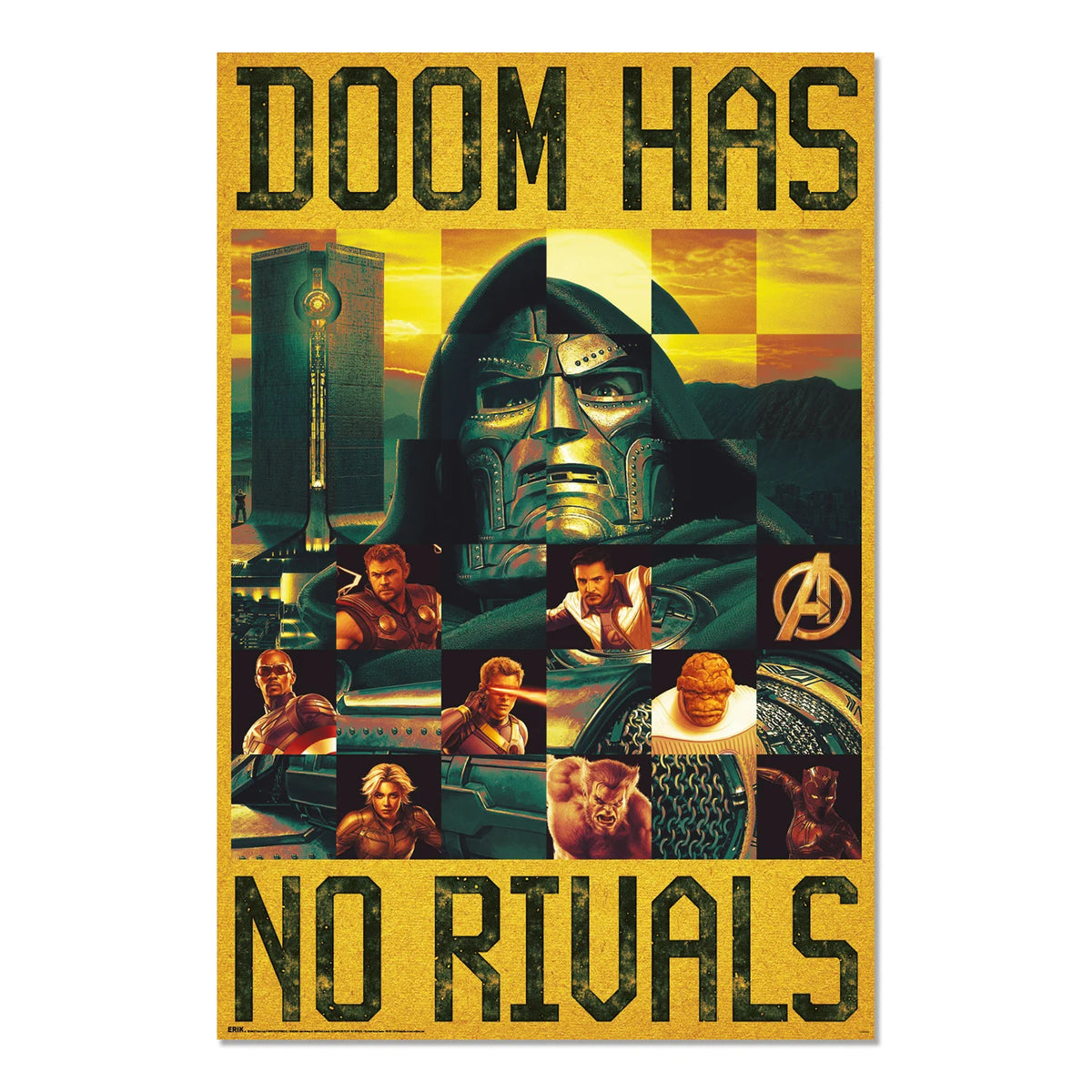 AVENGERS DOOMSDAY - Doom has no rivals - Poster 61 x 91cm