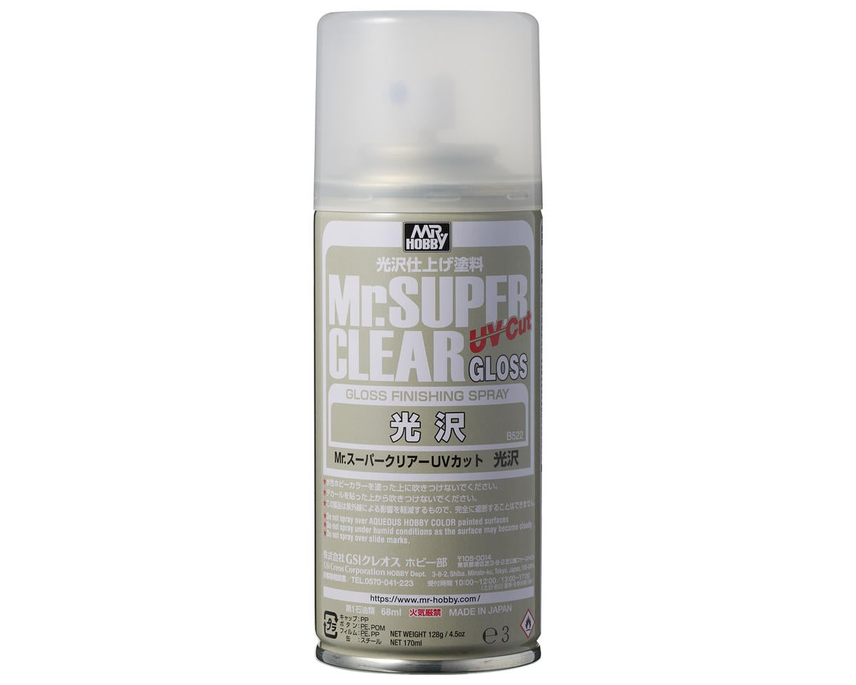 Mr Hobby: Mr. Super Clear UV Cut Gloss Spray (170 ml)