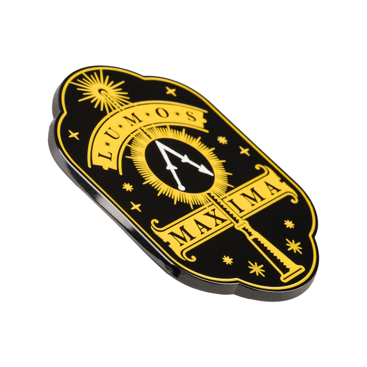 HARRY POTTER - Lumos Maxima - 'Glow in the Dark' Metal Magnet