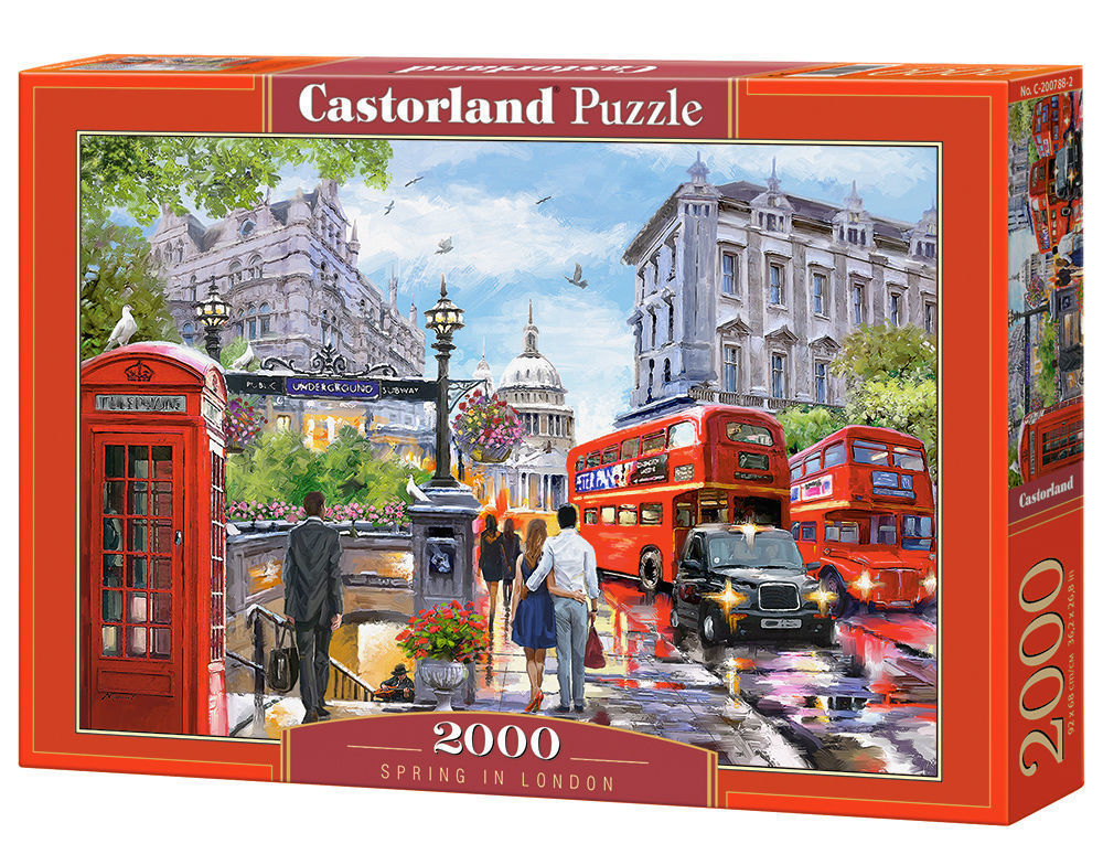 Spring in London, Puzzle 2000 Teile