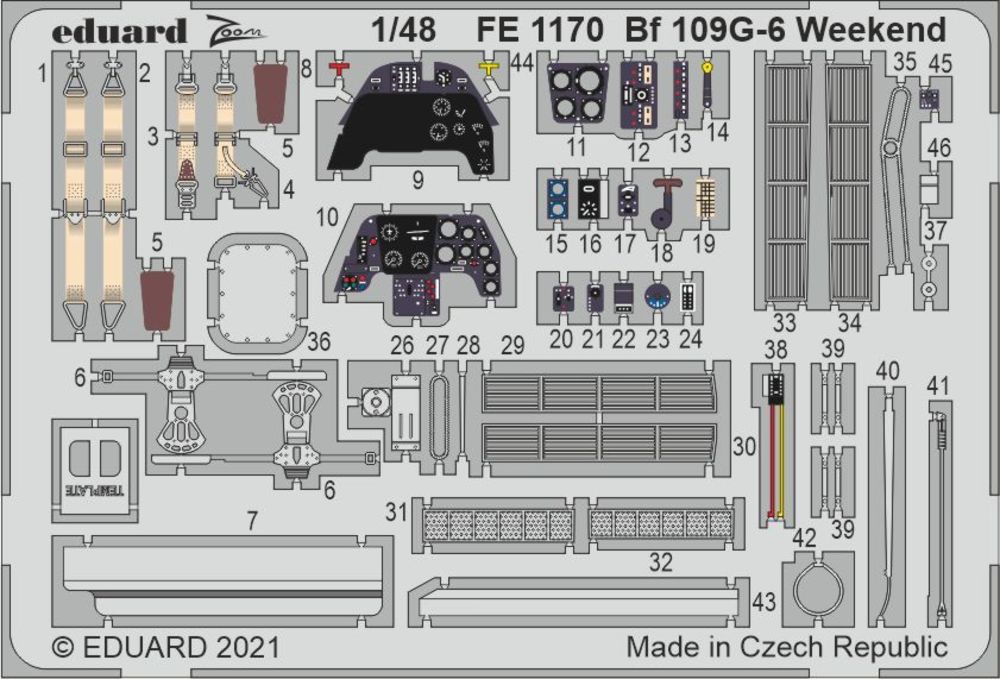 Bf 109G-6 Weekend 1/48 for EDUARD