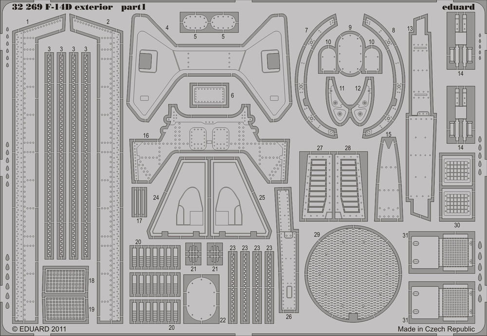 F-14D exterior for Trumpeter