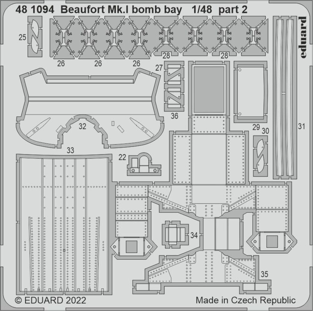 Beaufort Mk.I bomb bay for ICM