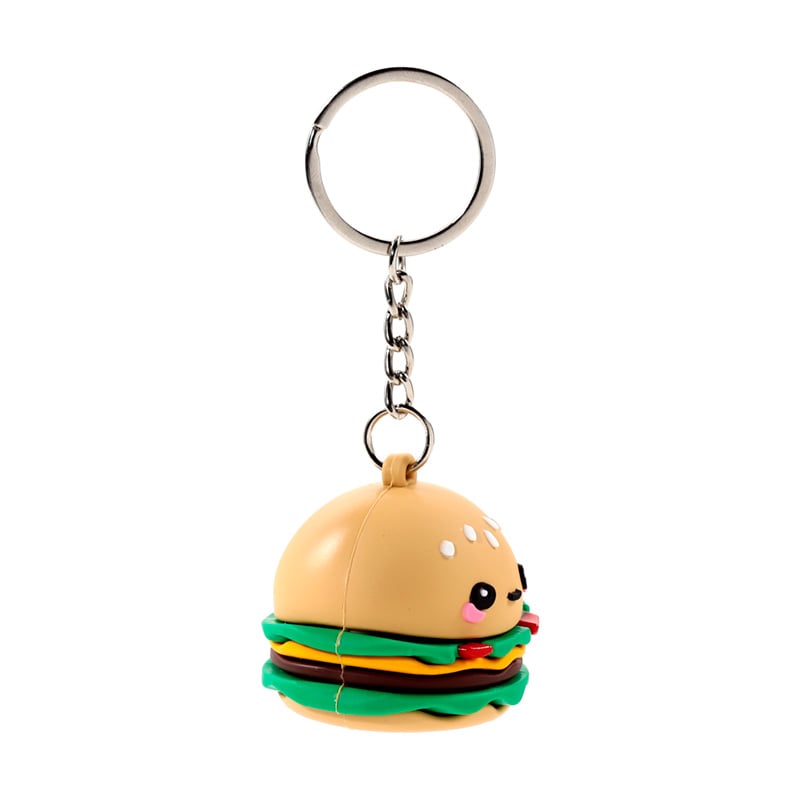 KAWAII - Hammy the Burger - PVC 3D Keychain