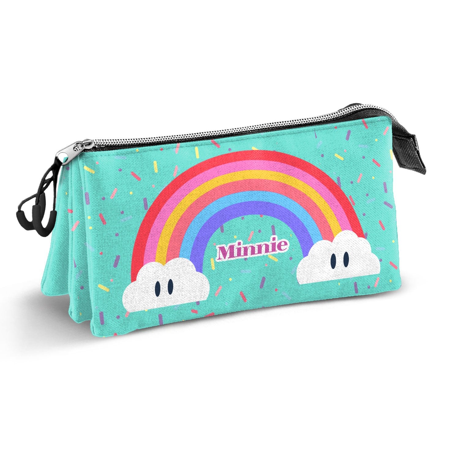 MINNIE - Rainbow - Triple Pencil Case