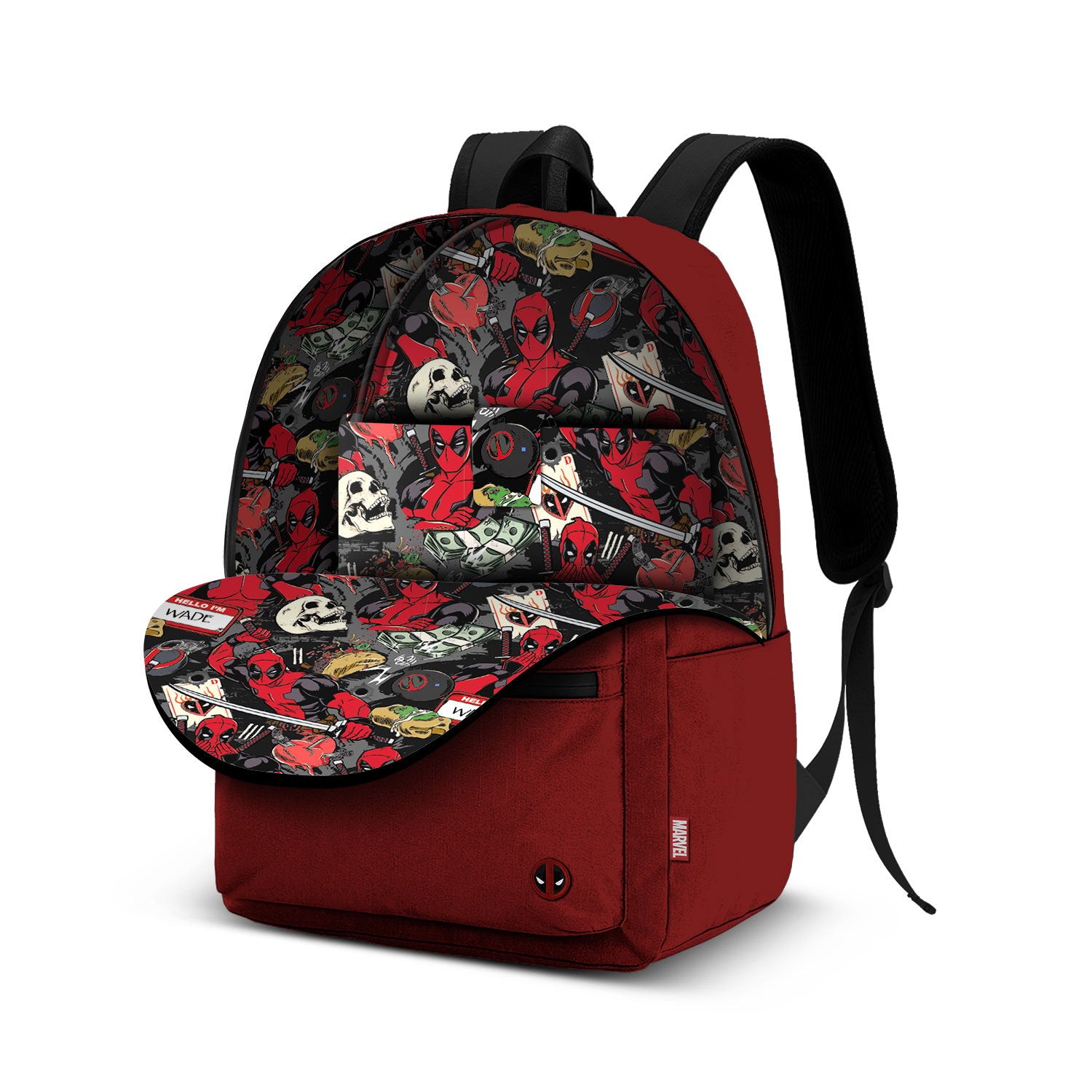 DEADPOOL - Mask - Backpack BLOCK - '41x30x18cm'